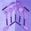 Kitchen Utensils Set - Silicone - Purple - Set Of 9 Online