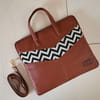 Gift Laptop Sleeve - Tan Chevron