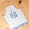 Gift Leaf Print Personalized Canvas Apron