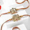 Gift Lord Ganesha And Lord Jagannath Rakhi - Set of 2
