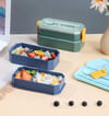 Gift Lunch Box - 2 Layer - Monochrome - Assorted - Single Piece