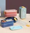 Lunch Box - 2 Layer - Monochrome - Assorted - Single Piece Online