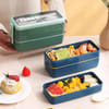 Buy Lunch Box - 3 Layer - Wheat Straw - Assorted - Single Piece