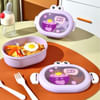 Lunch Box With Cutlery - Fruit Print Frog - Assorted - Single Piece Online