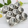 Buy Magnetic Spice Container Rack - Assorted - Set Of 9
