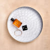 Gift Metal Tray - Round - Shell White - Single Piece