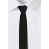 Microfiber Necktie - Solid Black Ultra Thin - Single Piece Online