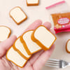 Gift Mini Eraser - Bread Shaped - Set Of 4