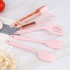 Gift Mini Spatula Set - Pink And Rose Gold - Silicone - Set Of 5