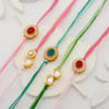 Minimalist Stone Rakhi Set Of 5 Online