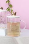 Shop Mug With Lid And Spoon - Transparent - Crown - Single Piece