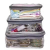 Buy Multipurpose Organizer - Transparent - Assorted - Set Of 3