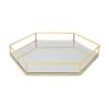Gift Multipurpose Organizer Tray - Hexagon - Glass - Single Piece