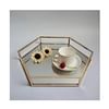 Buy Multipurpose Organizer Tray - Hexagon - Glass - Single Piece