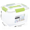 Multipurpose Storage Box - Transparent - Green - Single Piece Online