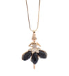 Buy Necklace - Fairy - Black And White Stones