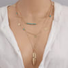 Necklace - Feathered Beads - Single Piece - Juju Joy Online