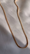Shop Necklace - Gold Filled Herringbone Flat Snake - Single Piece