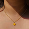Necklace - Gold Smiley - Single Piece Online
