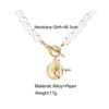 Buy Necklace - Pearl With Toggle Clasp - Single Piece