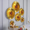 Buy Party Decor - Paper Decoration Fans - Set Of 6