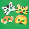 Party Masks - Animal Jungle - Set Of 8 Online
