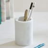 Buy Pen Stand White Marble