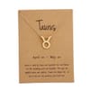 Pendant - Zodiac Star Sign - Gold Online