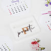 Gift Personalized Acrylic Flower Vase Calendar