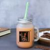 Gift Personalized - Mason Jar - Good Mood - Frosted - Single Piece - C.O.D. Not Available