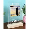 Personalized - Photo Frame And Spotify Song Request With Wooden Stand - C.O.D. Not Available Online