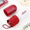 Buy Personalized Red Capsule Umbrella For Her