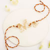 Gift Personalized Resin Initial Rakhi - M
