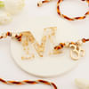 Personalized Resin Initial Rakhi - M Online
