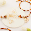 Personalized Resin Initial Rakhi - N Online
