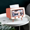 Phone Holder With Tissue Box - TV - Single Piece Online