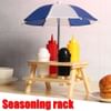 Gift Picnic Bench - Condiments Holder Set - Assorted
