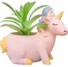 Buy Planter - Baby On Unicorn - Resin - Single Piece