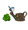 Shop Planter Pot - Watering Can With Perched Bird - Single Piece