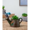Planter Pot - Watering Can With Perched Bird - Single Piece Online