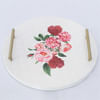 Gift Platter - White Net Floral