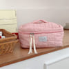 Quilted Cosmetics Bag - Assorted - Single Piece Online