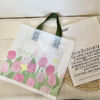 Shop Reusable Flower Print Tote Bag - Assorted - Set Of 50