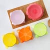Reusable Silicone Food Wrap - Fruit Shape - Set Of 4 - Assorted Online
