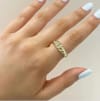 Ring - Bold Curve - Single Piece - Juju Joy Online