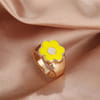 Rings - Yellow Flower - Signet - Single Piece Online