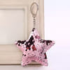 Sequin Keychain - Rose Gold Star Online