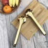 Serving Tongs - Stainless Steel - Golden Color - Single Piece Online
