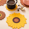 Silicone Sunflower Coaster - Assorted - Single Piece Online