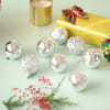 Silver Christmas Tree Ornaments - Assorted - Set Of 24 Online